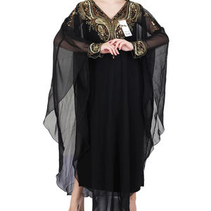 Estilo exquisito, elegancia atemporal para ocasiones especiales, calidad adornado con lentejuelas, cuentas a mano, Abaya, cárdigan musulmán, caftán - Product Image 1