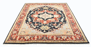 Luxury Oushak <b>Large</b> Rectangle Wool <b>Rug</b> Set Handmade <b>Modern</b> Floral Traditional Design Non-Slip Medium Pile <b>for</b> Home <b>Living</b> <b>Room</b> - Product Image 3