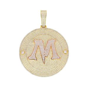 Pendentif en or personnalisé de la meilleure qualité avec un design de mot de nom, style hip-hop de luxe, collier en diamant de laboratoire pour les mariages et les événements, États-Unis - Product Image 2