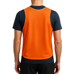 เสื้อกั๊กตาข่ายสำหรับฝึกซ้อมฟุตบอลและการฝึกซ้อมแบบทีมโลโก้ออกแบบได้ตามต้องการ - Product Image 2