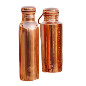 Hammerd Design Nueva elegante botella de agua de cobre a prueba de fugas Junta ancha Deportes gratis Decoración de viaje Metal clásico para fiestas - Product Image 1
