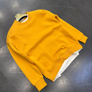 Sweat-shirt décontracté à col ras du cou pour hommes, manches longues, anti-rides, anti-rétrécissement, en coton, XXS XL - Product Image 1