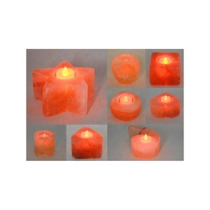 2026 Portavelas de Sal del Himalaya Hecho a Mano, Personalizable en Forma, Color y Tamaño, el Más Ecológico IMPEX PAKISTAN - Product Image 2