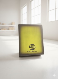 Cajon compact en bois angulaire Solobeat Classic Emerald Trapezoid Percussion, boîte à rythmes - Product Image 2