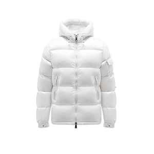 Chaqueta acolchada de lona de diseño personalizado para hombre para invierno suave impermeable transpirable a prueba de viento al aire libre soporte patrón sólido liso - Product Image 4