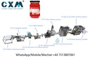 เครื่องบรรจุของเหลวแบบลูกสูบความแม่นยำสูง CXM สำหรับน้ำผึ้ง แยมผลไม้ งาบด พร้อมระบบปิดฝาและติดฉลาก สายการผลิต - Product Image 3