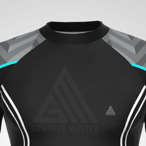 เสื้อรัดกล้ามเนื้อแขนยาวสำหรับ MMA ยี่ห้อ Grapple Master ผลิตจากผ้า Spandex/Polyester รับออกแบบตามสั่งสำหรับผู้ชาย บริการ OEM ราคาขายส่ง - Product Image 5