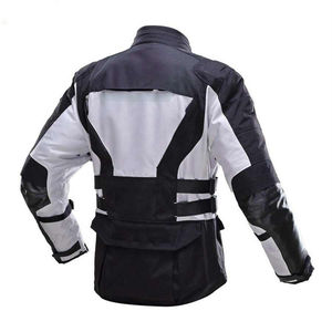 Chaqueta motociclista de moda al por mayor para hombre, chaqueta motorista de cuero con logotipo personalizado de fabricante para hombre - Product Image 4
