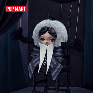 <span class=keywords><strong>POP</strong></span> MART SKULLPANDA Wednesday Plush Nevermore Academy Version avec peluches et jouets en peluche pour les collectionneurs de jouets d'anime - Product Image 2