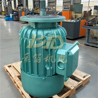Moteur de grue électrique 1.5kw 380V AC avec entraînement de chariot à roue de marche Moteur de frein à enroulement conique triphasé à basse vitesse