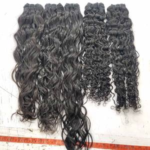 Meilleure qualité 100% naturel non transformé vierge Non-Remy lisse longue durée indien serré cheveux bouclés Extensions Machine Double trame - Product Image 6