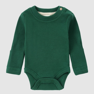 Mameluco para Bebé 100% Algodón Orgánico Transpirable Ecológico Ropa Infantil Teñida con Color Cierre de Botones a Presión Alta Calidad Floral Invierno - Product Image 2