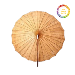 ร่มกันแดดใบปาล์มแบบประกอบมือสำหรับใช้กลางแจ้งในโรงแรมคาเฟ่ในธีมเขตร้อนและจุดพักผ่อนหย่อนใจ - Product Image 1