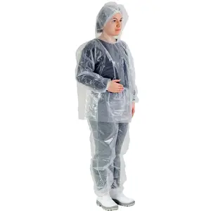 RESISTANT TRANSPARENT WATERPROOF CLOTHING SET FOR INDUSTRY SURGICAL PROCEDURES FOOD SECURITY