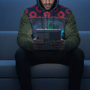 Chaqueta con Bloques de Color Abstractos, Estilo Urbano de los 90, Diseño de Bloques de Color Personalizado, Ropa Exterior para Uso Casual Urbano - Product Image 5