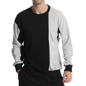 Sudaderas personalizadas para hombre, de algodón 100% grueso, con cuello redondo, lisas, teñidas, con patrón básico. - Product Image 1