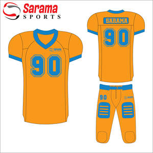 ชุดทีมฟุตบอลอเมริกันเยาวชนเสื้อเจอร์ซีย์อเมริกันผลิตตามสั่ง - Product Image 3