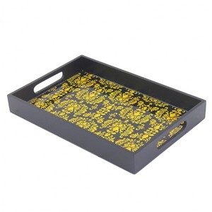 Wholesale Custom Size Rectangle Shape Wooden Serving <b>Tray</b> with Decorative Enamel Print for Home Hotel Restaurant <b>Kitchen</b> Use - Product Image 5