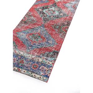 Alfombra de Lana Anudada a Mano de Gran Tamaño, Diseño de Medallón Rojo y Naranja, para Sala de Estar, Pasillo Rectangular, Modelo Pae-2501 - Product Image 2