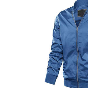 Veste bomber légère pour homme, meilleur design, vente en gros, couleur unie, longue, respirante, pour la saison hivernale, service OEM - Product Image 3