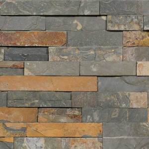 Texture unique mosaïque de pierre de rebord indien pour villas, hôtels, bâtiments commerciaux et murs de salon - Product Image 4