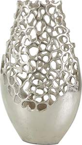 Forme personnalisée et unique conçu en aluminium artisanat fleur vase décoratif à vendre à des prix de gros de l'Inde - Product Image 5