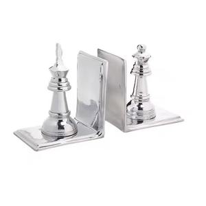 ชุดที่คั่นหนังสือสับปะรดสีทองสุดหรู2ชิ้นสำหรับโฮมออฟฟิศและการตกแต่งชั้นวางหนังสือที่มีสไตล์ทำด้วยมือจากอินเดีย - Product Image 2