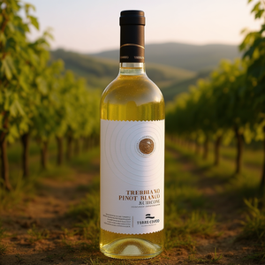 "Premium Italian Trebbiano Rubicone IGT White <b>Wine</b> 750ml Fruity & Harmonious 6 Bottles Per Box" - Product Image 3