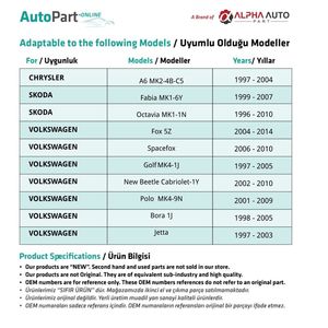 ชุดซ่อมล็อคสำหรับ Volkswagen POLO, Bora, Jetta - Product Image 2