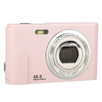 Kamera Digital Profesional Point Shoot 48MP HD Video 1080p Zoom Optik 16x Layar 2.4" OEM Tipe-C USB Stabilisasi Gambar