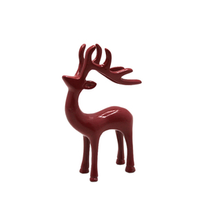 Renne en aluminium fini blanc personnalisé pour dessus de table maison et ornement de décoration de Noël fait à la main en vrac - Product Image 3