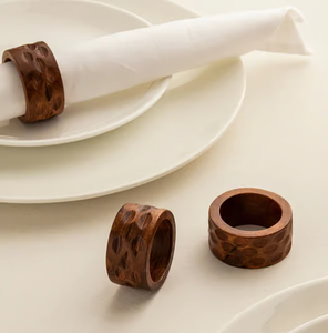 Juego de Anillos para Servilletas de Madera de Alta Calidad, Ecológicos, de Lujo, para Hogar, Hotel, Restaurante, Bodas, Fiestas, Decoración de Mesa para la Cena - Product Image 6