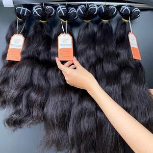 Fournisseur en gros de cheveux naturels ondulés vierges, cuticules alignées, mèches de cheveux vietnamiens bruts - Product Image 4