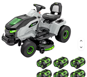 Nuevas Podadoras Eléctricas Originales Power+ - Tractor Inalámbrico con Plataforma de Corte de 42 Pulgadas, Incluye 6 Baterías de 56V 6.0Ah TR4204 con Garantía - Product Image 3