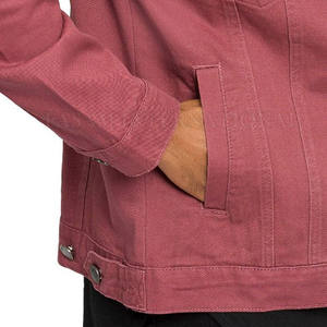 Nouveau design Veste en jean pour hommes adultes Veste en jean pour hommes de couleur unie Vêtements décontractés Veste en jean pour hommes - Product Image 6