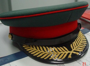 Casquette de cérémonie WOK de haute qualité, faite à la main, personnalisable, avec broderie en fil d'or, équipement de protection individuelle - Product Image 6