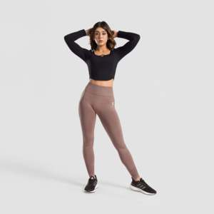 Pantalones Deportivos Dexter ODM, Sin Costuras, Color Lavanda, Cintura en V, Transpirables, Spandex/Nylon, Logotipo Personalizado, Tallas XS a Plus Size, Largo hasta el Tobillo - Product Image 4