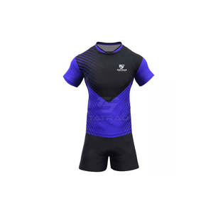 Ensemble de maillots de rugby de haute qualité 100% polyester respirant Nouveauté Dernier design Adulte Fabriqué au Pakistan - Product Image 4