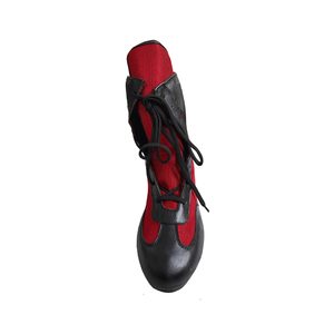 Chaussures de boxe personnalisables en cuir synthétique respirant, légères, à lacets, antidérapantes pour toutes les conditions météorologiques - Product Image 4