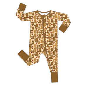 Mameluco DTG <span class=keywords><strong>de</strong></span> fibra <span class=keywords><strong>de</strong></span> bambú, mono personalizado <span class=keywords><strong>de</strong></span> 0 a 3 <span class=keywords><strong>meses</strong></span>, mono <span class=keywords><strong>de</strong></span> algodón orgánico, mono <span class=keywords><strong>de</strong></span> pijama con cremallera bidireccional para bebé - Product Image 5