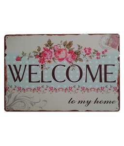 Letrero de estaño de Metal de alta calidad, letrero de lata de Metal duradero elegante para decoración de hogar, Hotel, al aire libre, precio al por mayor - Product Image 1