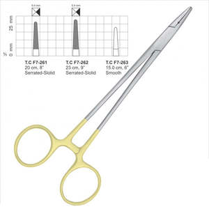 Pinzas Portaagujas Sarot y Portaagujas Mayo Hegar, Instrumentos Quirúrgicos Manuales de Acero Inoxidable, Certificación MOL, Astrin Surgical - Product Image 4