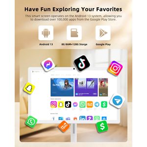จอภาพพกพาอัจฉริยะ IPS ขนาด 25 นิ้ว พร้อมลำโพงสเตอริโอ Hi-Fi แบบ Type C ระบบปฏิบัติการ HD หน่วยความจำในตัว แบตเตอรี่ใช้งานได้ยาวนาน ขาตั้งปรับระดับได้ - Product Image 1