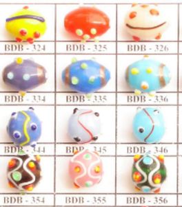 Vente en gros de perles de verre de Murano de couleur aqua en forme de tuyau pour la fabrication de bijoux, taille 10x30, cristaux multi-mode - Product Image 3