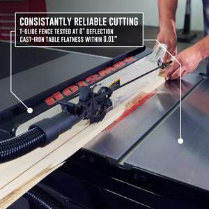 เลื่อยวงเดือนไฟฟ้าระดับมืออาชีพ พร้อมระบบรางเลื่อน TGlide ขนาด 52 นิ้ว กำลัง 3 แรงม้า สำหรับงานไม้ รับประกัน 3 ปี - Product Image 5