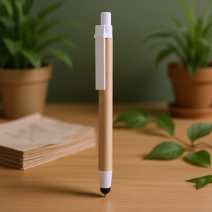 Penna a Sfera in Carta Riciclata Eco-Friendly Fibon, Gadget Sostenibile - Product Image 3