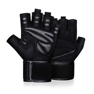 Gants de gymnastique d'haltérophilie pour hommes et femmes avec support de poignet rembourrés et respirants - Product Image 1