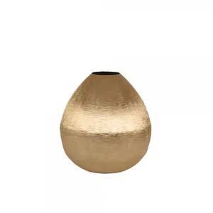 Elegante Contenedor de Metal con Tallo para un Encanto Interior Sofisticado y un Impresionante Arreglo Floral - Product Image 1