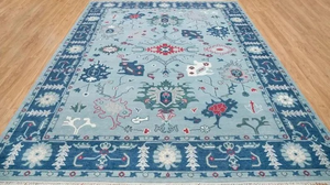 Ensembles de tapis tissés multicolores de conception de luxe antique de haute qualité tapis de laine noués à la main pour la maison salon ensembles de tapis abstraits - Product Image 6