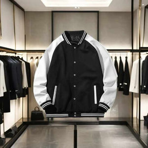 Men High Quality Fashionable Baseball Varsity Jacket Latest design Men Varsity jacket Letterman Jackets for men - Product Image 4